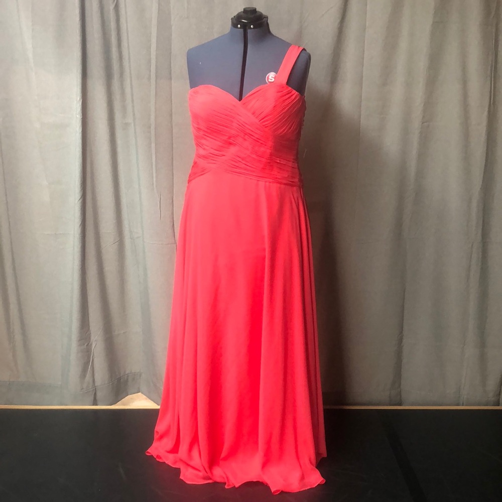 Morrell Maxie pleated one shoulder maxi dress size 10